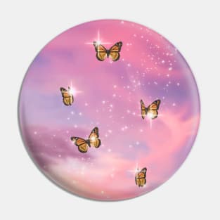 Pink Butterfly Dream Pin