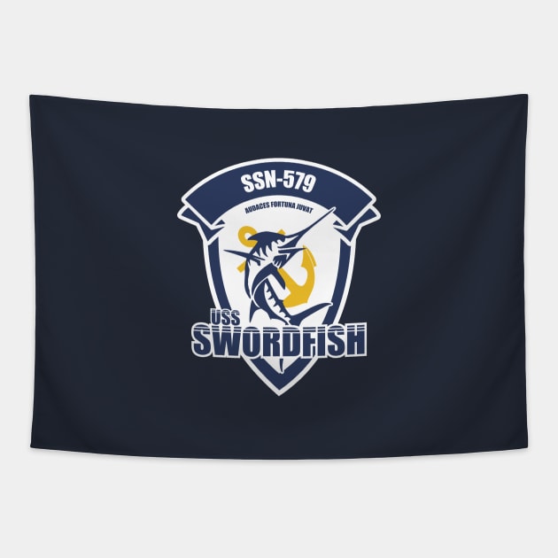 USS Swordfish SSN-579 Tapestry by TCP