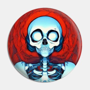 Skulls of Darkness: Unleashing the Macabre Majesty of Alternative Creations Pin