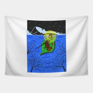 Cold night Tapestry