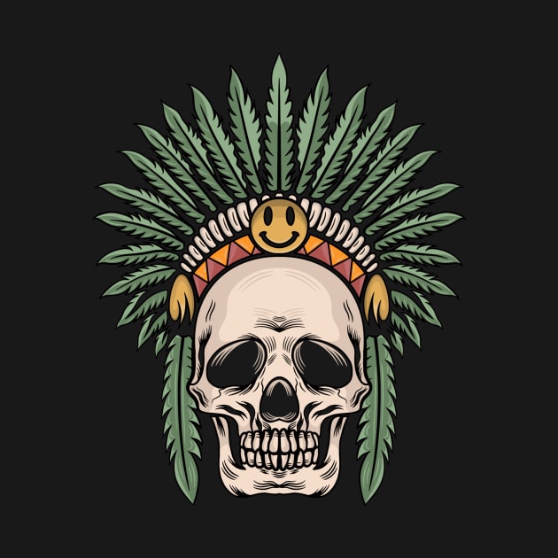 Skull hair by gggraphicdesignnn