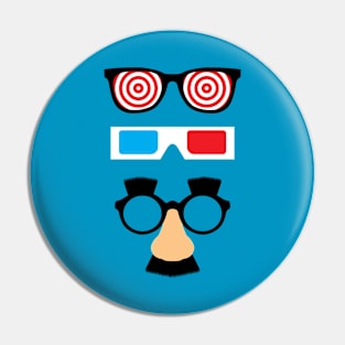 Novelty Glasses Pin