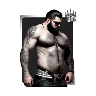 Hairy Chest with sunglasses T-Shirt