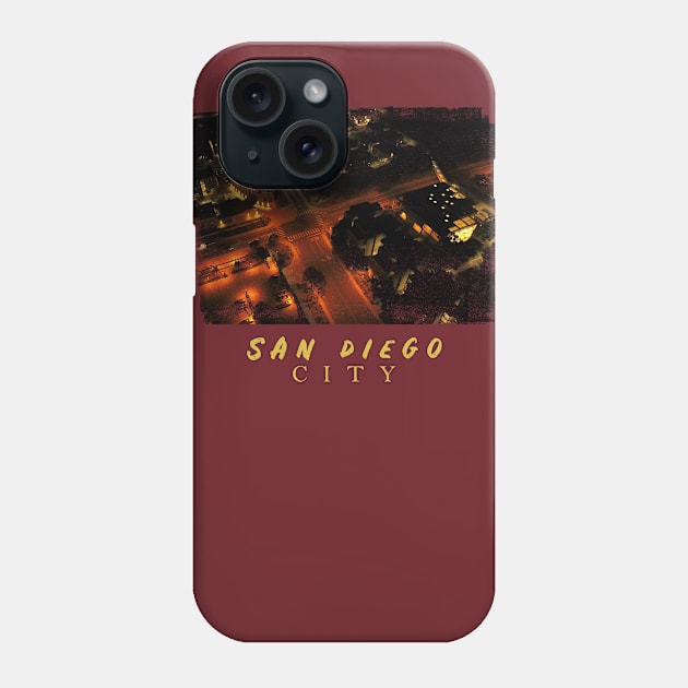 San Diego Skyline Phone Case by DoyDrCreative