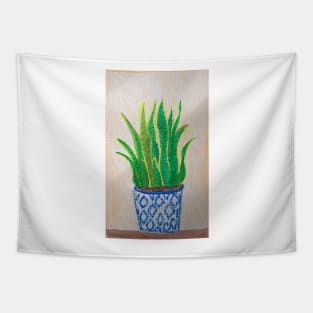 Snake plant house plant Tapestry