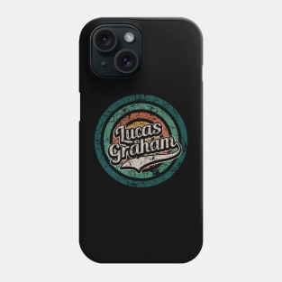 Lukas Graham // Retro Circle Crack Vintage Phone Case