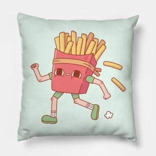 Funny Running Fries Pillow