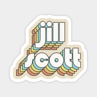 Retro Jill Scott Magnet