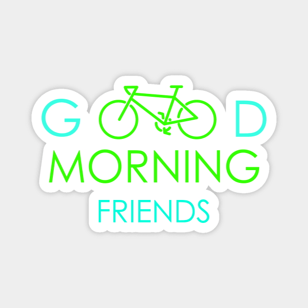 BIKE FRIEND Magnet by polkamdesign