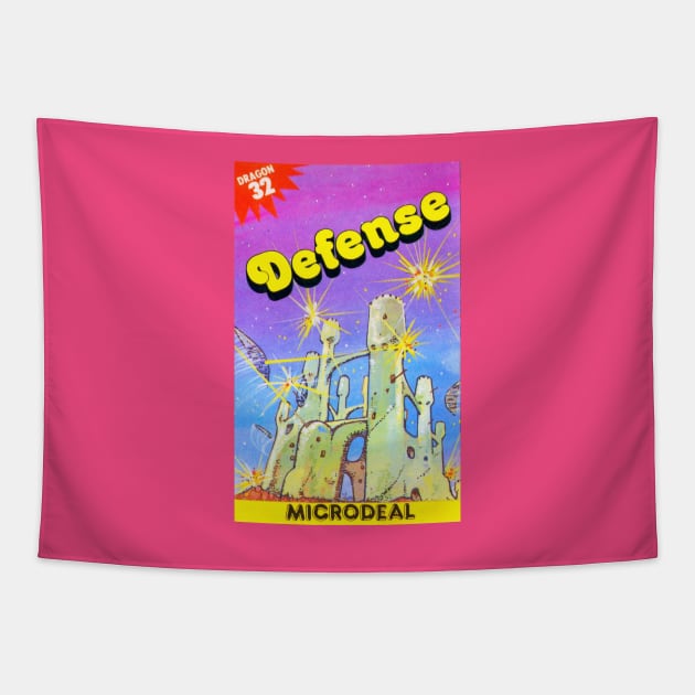 Defense - Cover Art Tapestry by RetroTrader