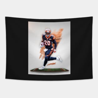 Joe Mixon Cincinnatti Sports Art Tapestry