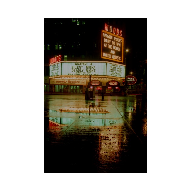 1980's Woods Theater Chicago by KWAPhoto