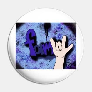 FamILY Sign Language Pin