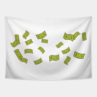 Raining Money Tapestry