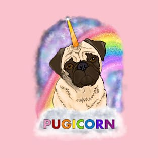 Rainbow Sparkle Pugicorn! T-Shirt