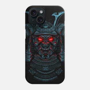 Samurai neon eyes Phone Case