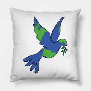 World Peace Bird Pillow