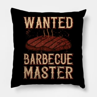 Wanted BBQ Master Pillow