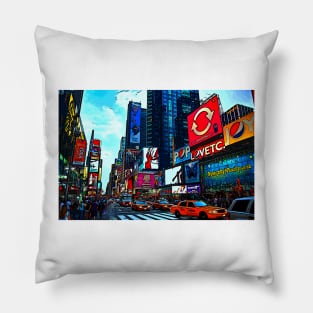 Times Square Pillow