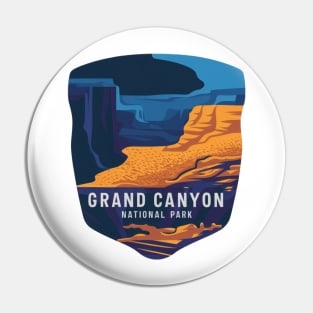 Grand Canyon National Park Abstract Emblem Pin