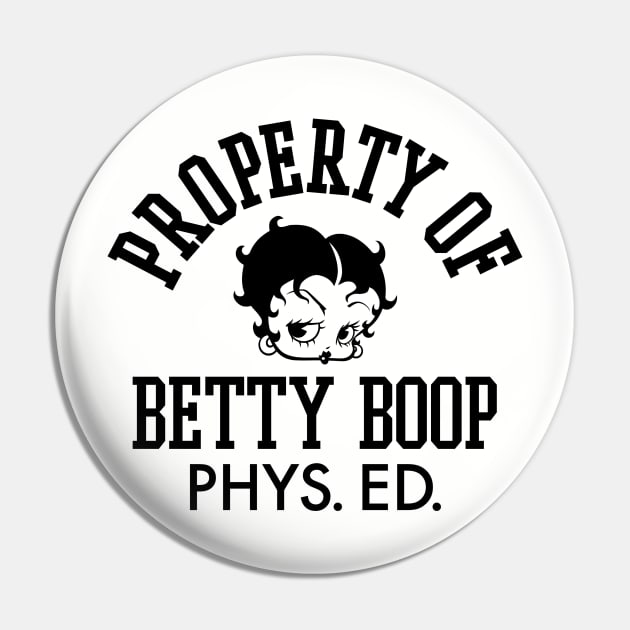 BETTY BOOP - Phys. Ed. Pin by KERZILLA