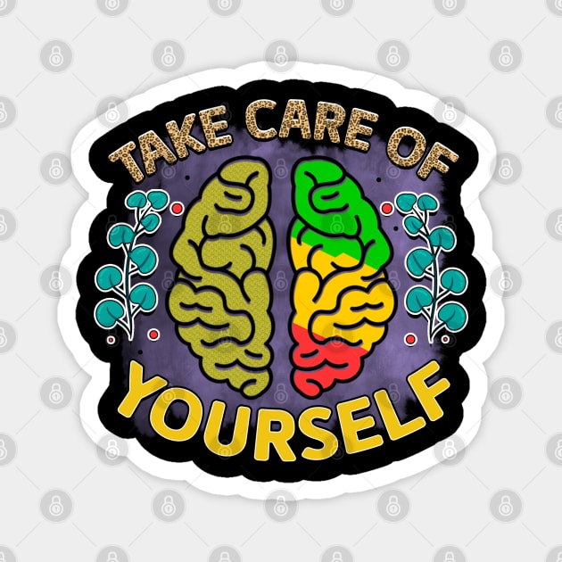 Mind Matters: Spread Positivity and Self-Care Awareness Magnet by Steve