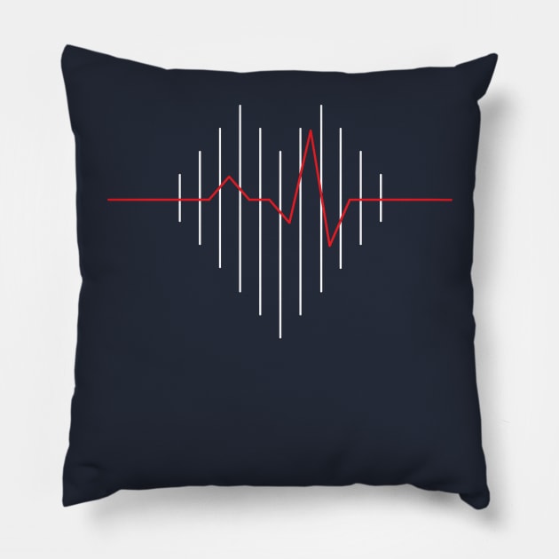 Heart Beat Pillow by atlas designs