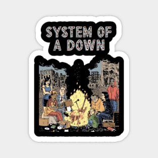 SYSTEM OF A DOWN MERCH VTG Magnet