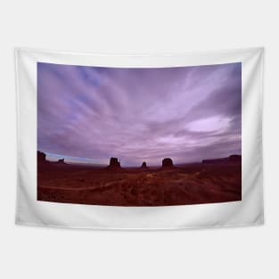 Monument Valley and Clouds3 Tapestry