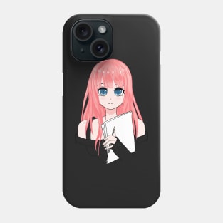 Just a girl who loves Anime and Sketching Phone Case