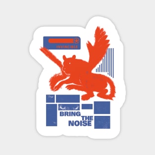 Prodigy of the Frontline – Shellshock Battle Rodent Design Magnet