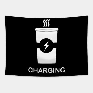 Battery Charging with Coffee Tapestry