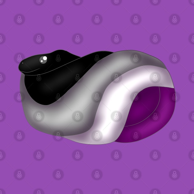 Asexual Snake by TheQueerPotato