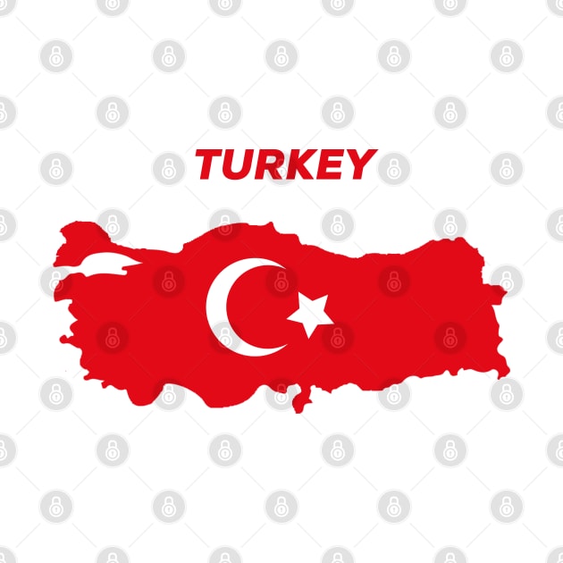 Turkey map flag by maro_00