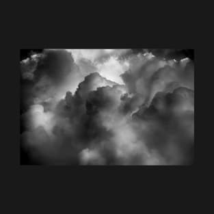 Clouds 9 In Black and White T-Shirt