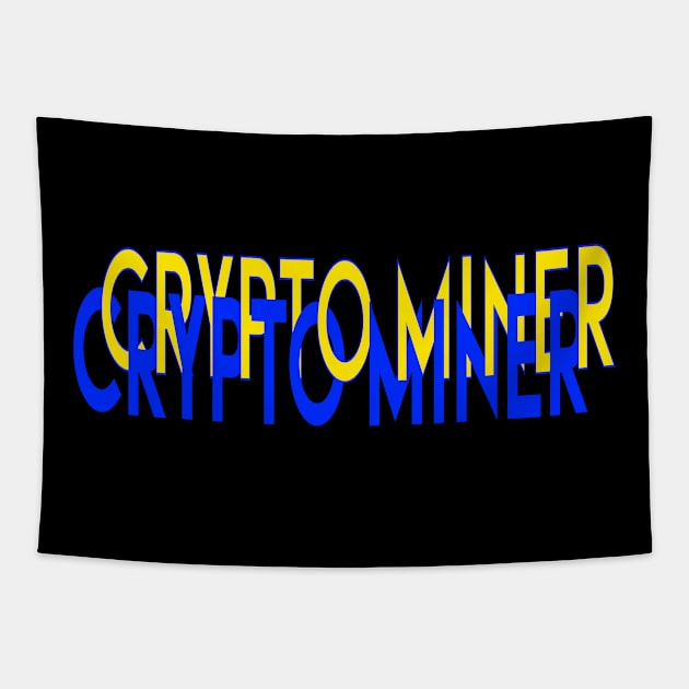 Crypto Miner Tapestry by My Tee Style