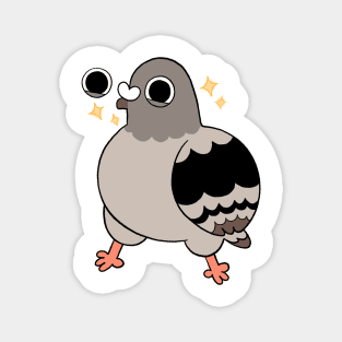 Happy Pigeon Magnet
