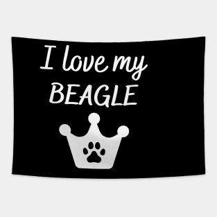 I love my Beagle Tapestry