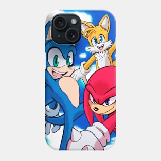 Sonic, Tails and Knuckles - Sonic The Hedgehog Phone Case