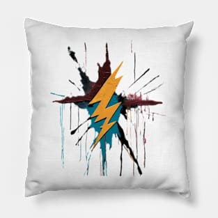 flash of the symbols #001 Pillow