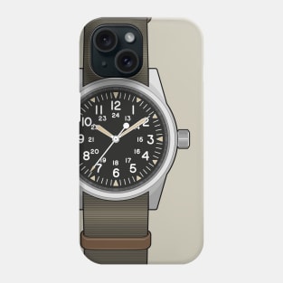 Classic Military Watch Phone Case