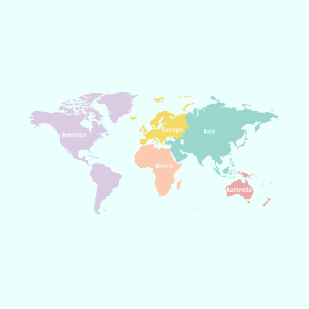 World Map by hristartshop