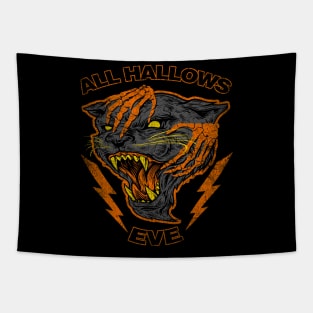 ALL HALLOWS EVE (PANTHER) Tapestry