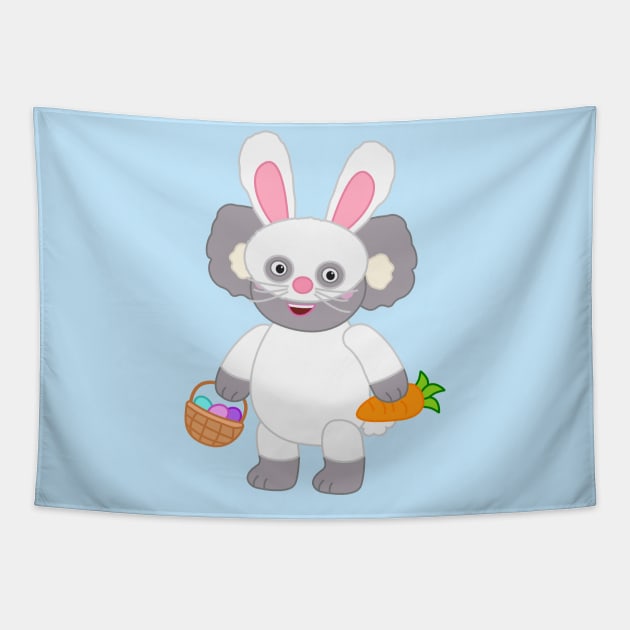 Kevin Koala - Easter Bunny Costume Tapestry by Dinos Friends