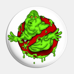 Slimer ghost 3D Pin