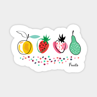 Fruits T-shirt Magnet