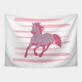 Pastel horse gift idea horse lover Tapestry