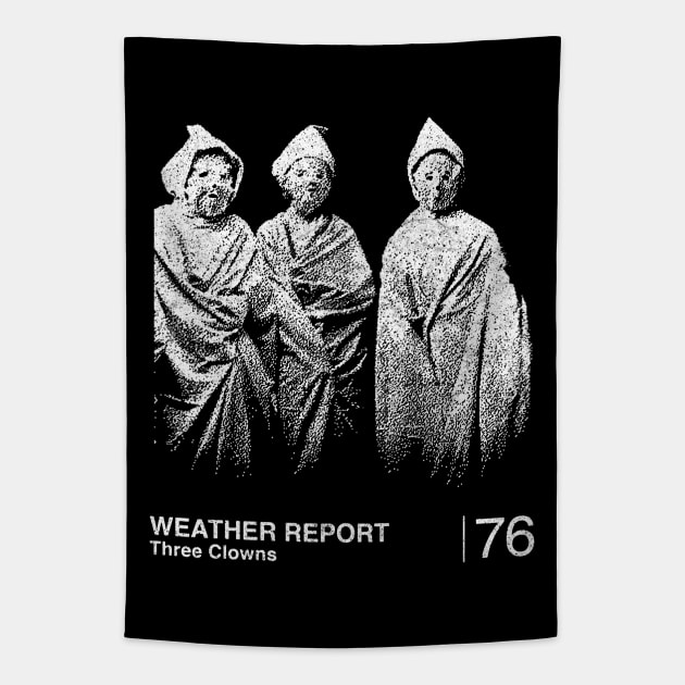 Weather Report / Minimalist Graphic Artwork Fan Design Tapestry by saudade