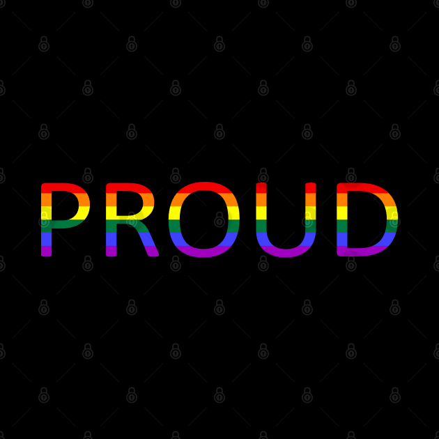 Proud LGBT Rainbow Flag by Scar