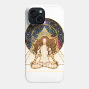 Flower of Life Pyramid Phone Case